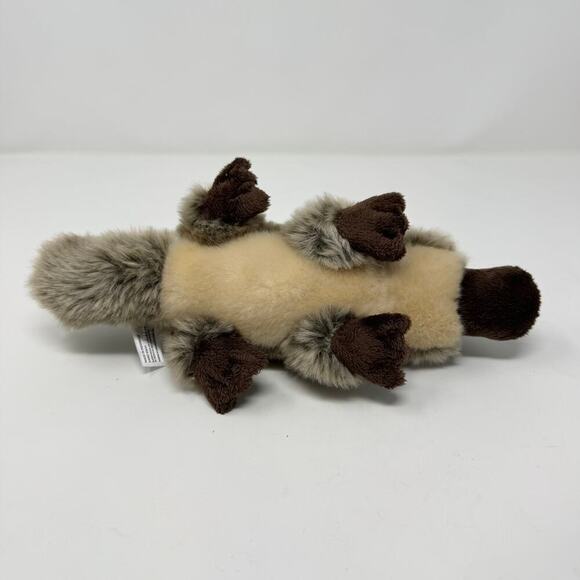 Lil Friends Duck-Billed Platypus by Korimco 12" Long Plush Brown Stuffed Animal - Picture 7 of 11